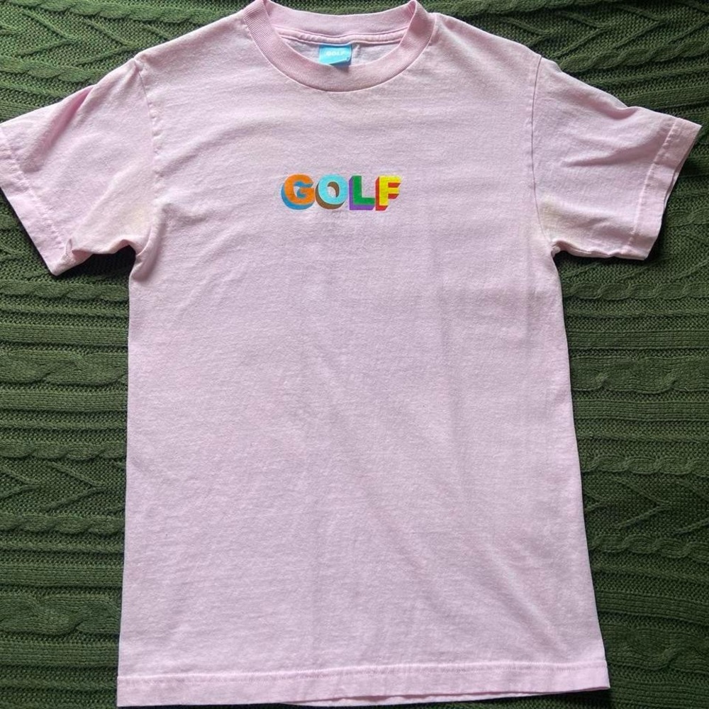 Pink Golf Wang Logo T-Shirt
